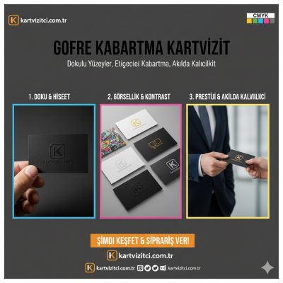 Gofre Kabartma Kartvizit